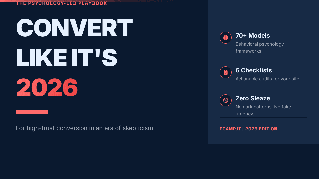 Cover — Convert Like It's 2026